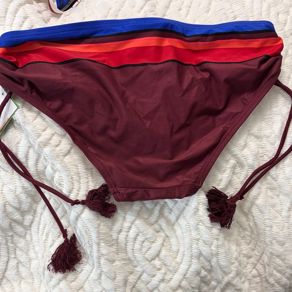 Kate Spade Colorful Striped Bikini Set - Picture 5 of 6